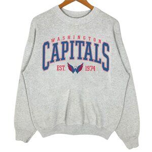 Vintage Washington Capitals Hockey Sweatshirt, Washington Capitals NHL Shirt Tee